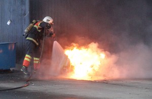 To brande i Holbæk søndag morgen