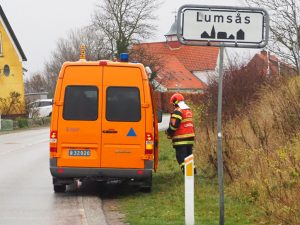 Beredskabet øvede sig i Lumsås