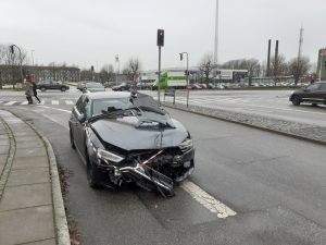 Færdselsuheld på Hveens Boulevard