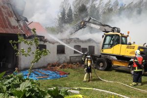 Brand i lade
