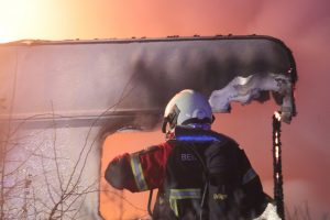 Brand på campingplads