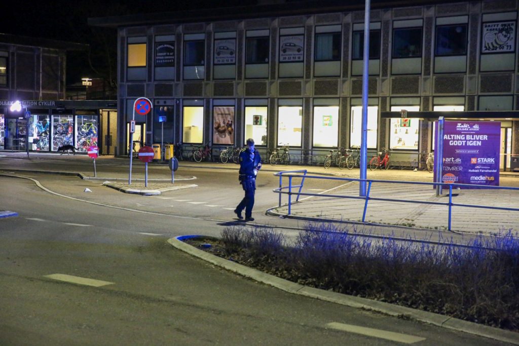 Politi ved Holbæk Station