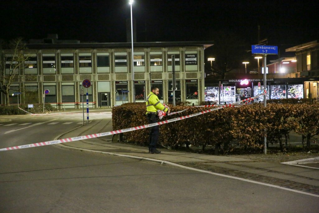 Politi ved Holbæk Station
