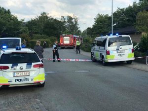 Brand i terrasse