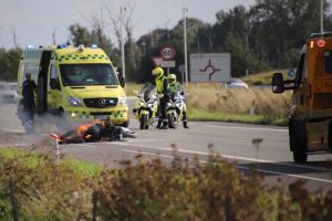 Brand i motorcykel