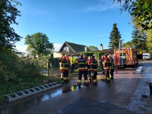 Person omkommet i villabrand