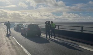 Færdselsuheld på Farøbroen