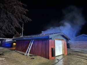 Brand i carport