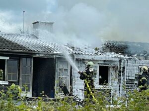 Efter drab og brand: 30-årig varetægtsfængslet på psykiatrisk afdeling