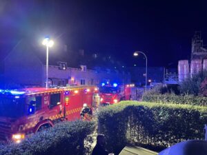 Brand i skur