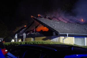 Brand i villa