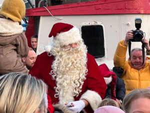 Julemanden tændte det store træ i Helsingør