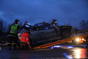 Uheld spærrede Holbækmotorvejen i myldretiden