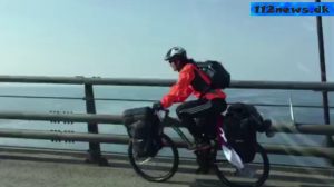 Video: Cyklede på Storebæltsbroen