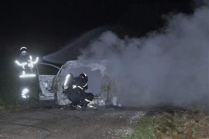 Bil udbrændte – branden var formentlig påsat