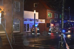 Taastrup: Brand i butik på hovedgaden