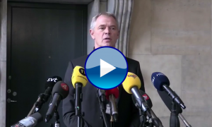 TV: Pressebriefing om fundet af Kim Walls hoved og ben