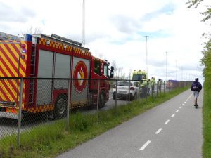 Færdselsuheld på Hveen Boulevard