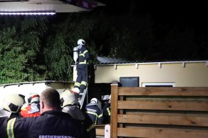 Kraftig brand i garage