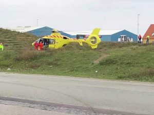 14-årig ramt af toget