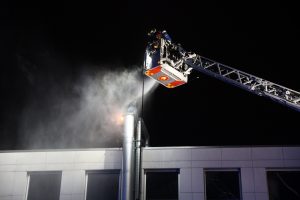 Skorstensbrand på hovedgade