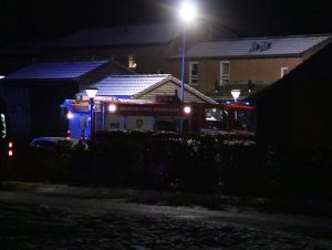 Varmepude brød i brand