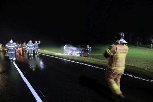 Bil i brand