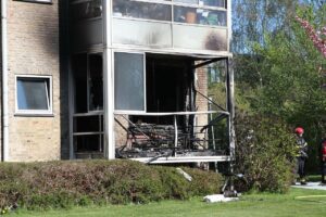 Brand i stuelejlighed