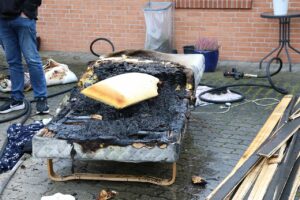 Elektrisk varmetæppe startede brand