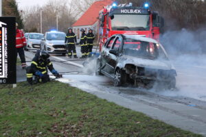 Brand i bil