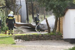Brand i hestestald var muligvis påsat