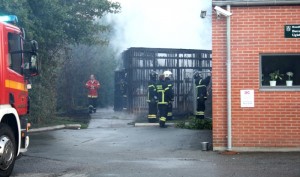 Brand ved institution i Brøndby Strand