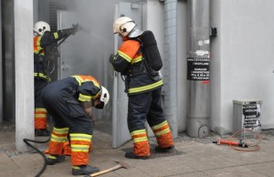 Brand i container på Bagsværd Station