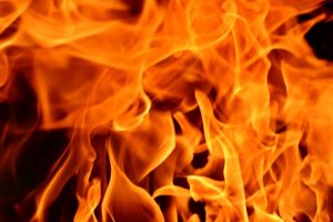 Eksplosion under brand
