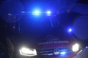 70-årig bragt til hospitalet efter brand